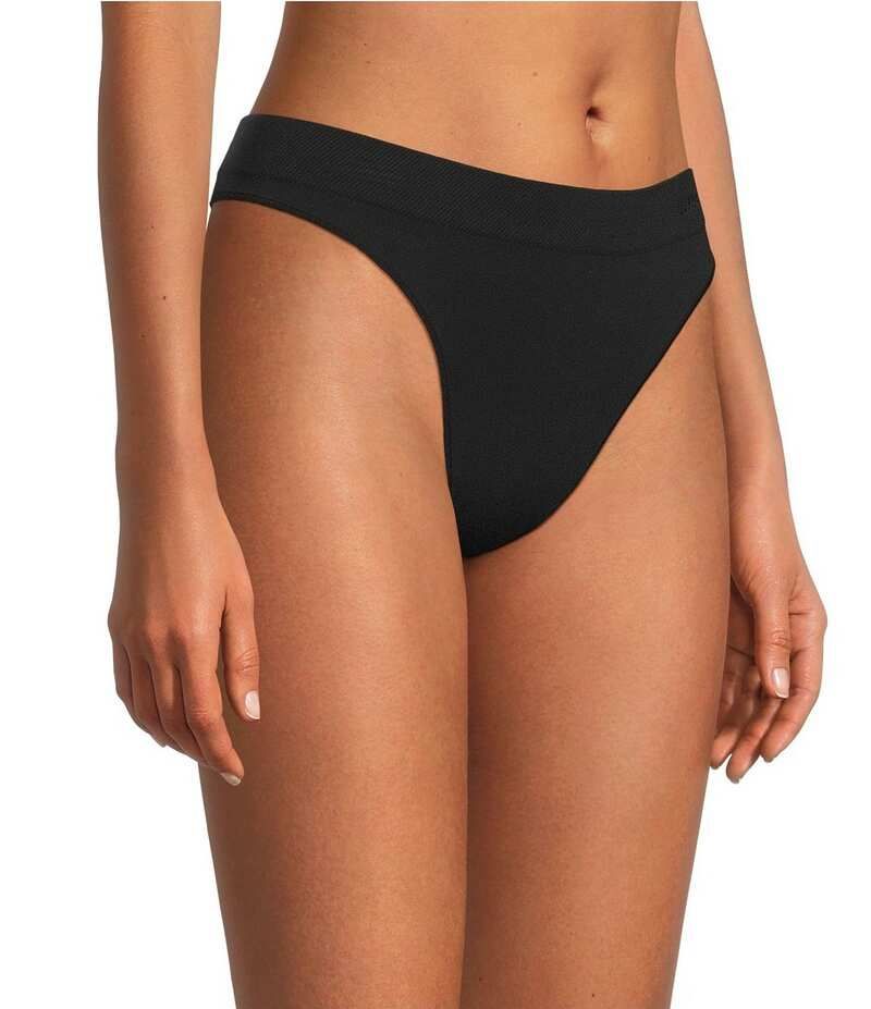 レミステレー レディース アンダーウェア パンツ Le Mystere Seamless Comfort Thong Panty Black ブラック