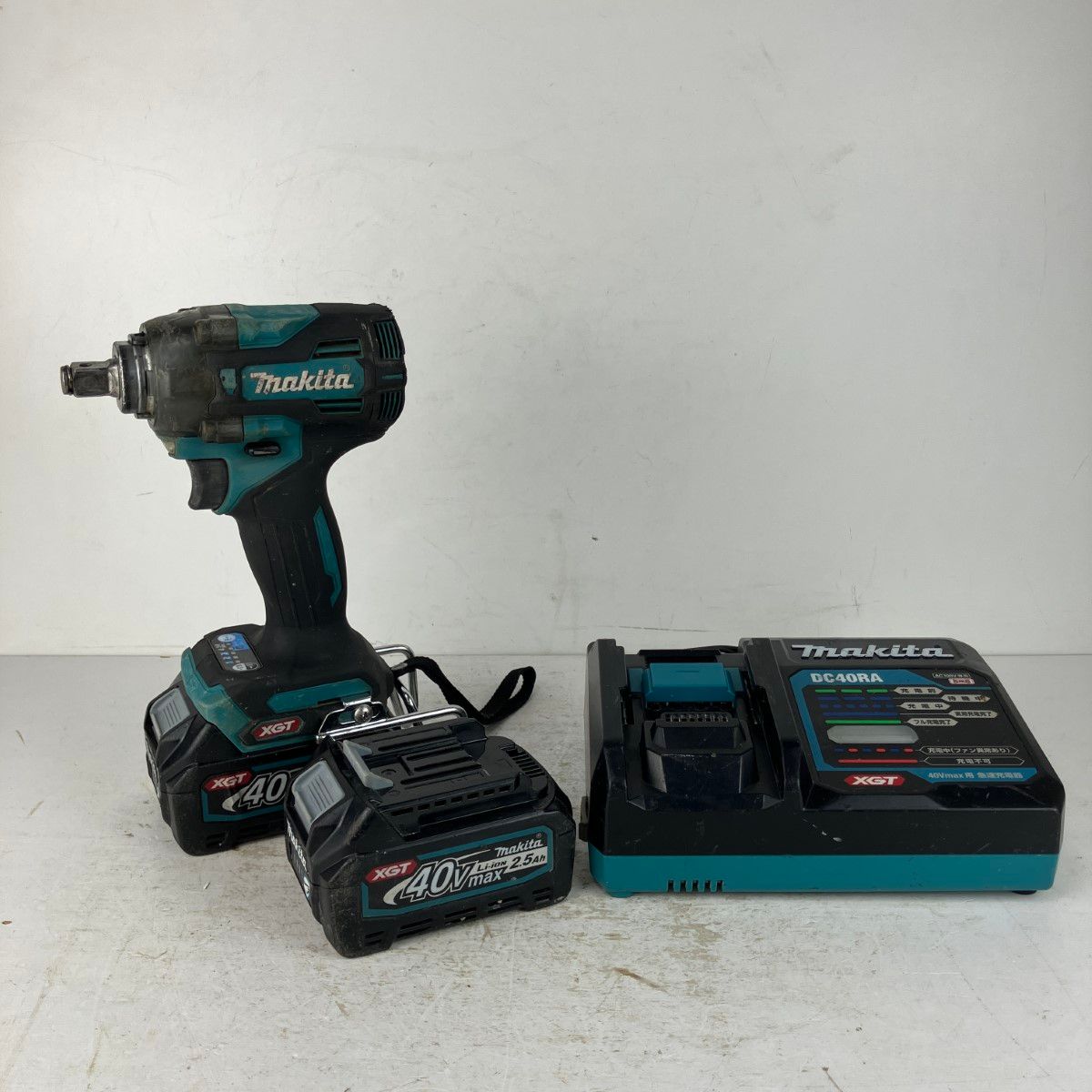 MAKITA マキタ 18v 12.7mm 充電式インパクトレンチ バッテリーx2 充電 