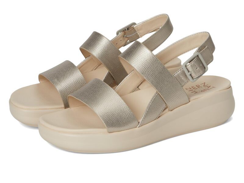 ナチュライザー レディース ボトムス スカート Naturalizer Coast Warm Silver Faux Leather シルバー