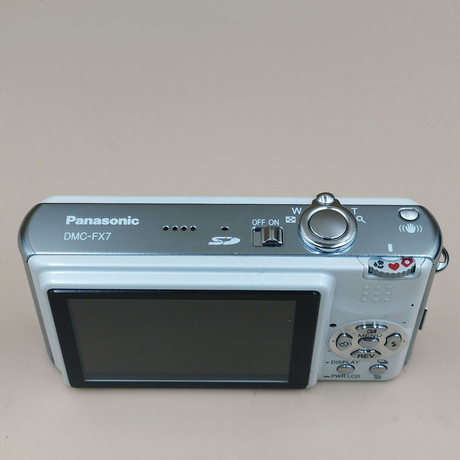 D40565】（現状品）Panasonic LUMIX DMC-FX7 SDカード付 ※バッテリー欠