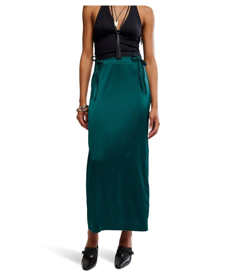 フリーピープル レディース ボトムスカート Free People Rosetto Column Skirt Seamoss 14,610円