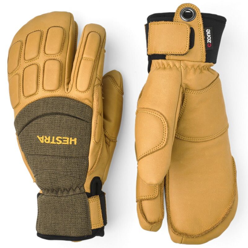 ヘストラ メンズ アクセサリー 手袋 Hestra Vertical Cut CZone 3Finger Mittens OliveTan オリーブ