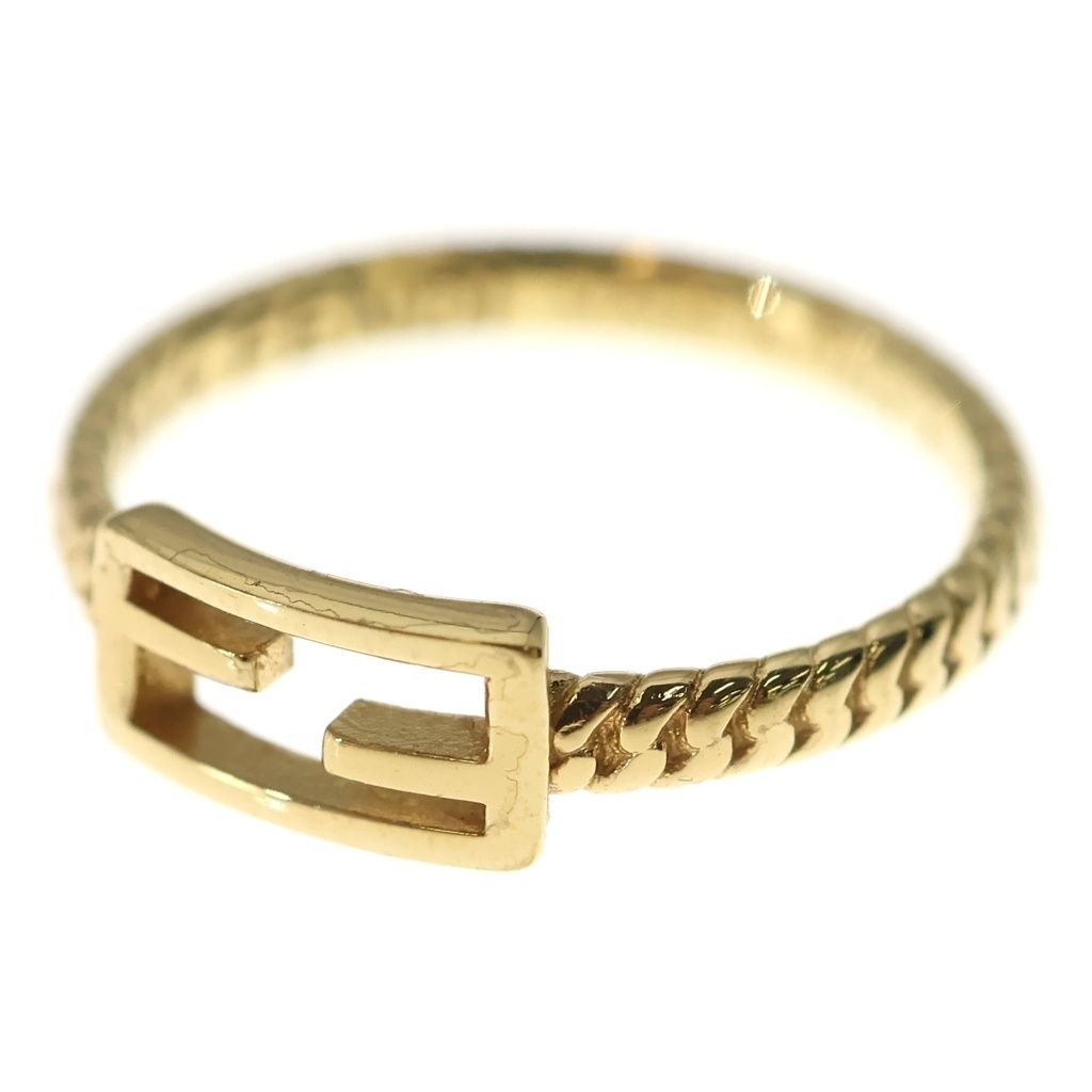 FENDI (フェンディ) バゲット リング ゴールド GP 指輪 アクセサリー