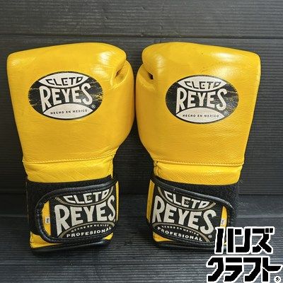 ▽【中古】REYES レイジェス 14oz ボクシンググローブ イエロー - メルカリ