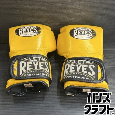 ★ REYES★ ボクシンググローブ★14oz★イエロー★ ▽【中古】REYES レイジェス 14oz ボクシンググローブ イエロー - メルカリ