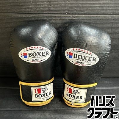 ISAMI BOXER グローブ 14oz ブラック ▽【中古】ISAMI イサミ 14oz ボクシンググローブ ブラック - メルカリ