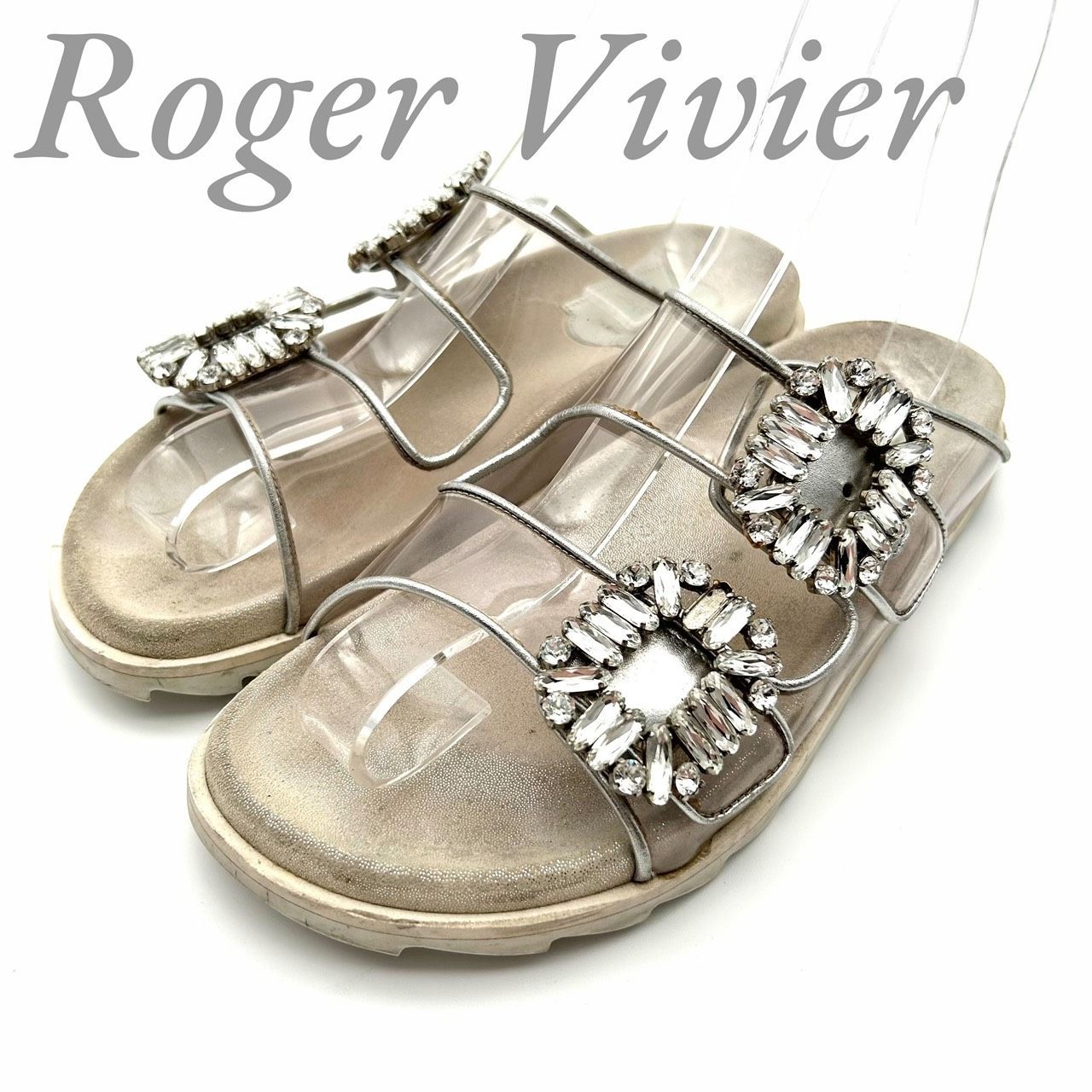 B5254】 Roger Vivier ロジェヴィヴィエ サンダル スライディーヴィヴ 