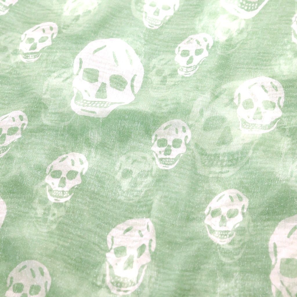Alexander McQueen (アレキサンダーマックイーン) Skull Silk Scarf