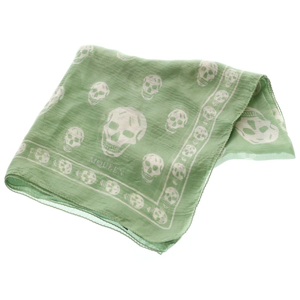 Alexander McQueen (アレキサンダーマックイーン) Skull Silk Scarf