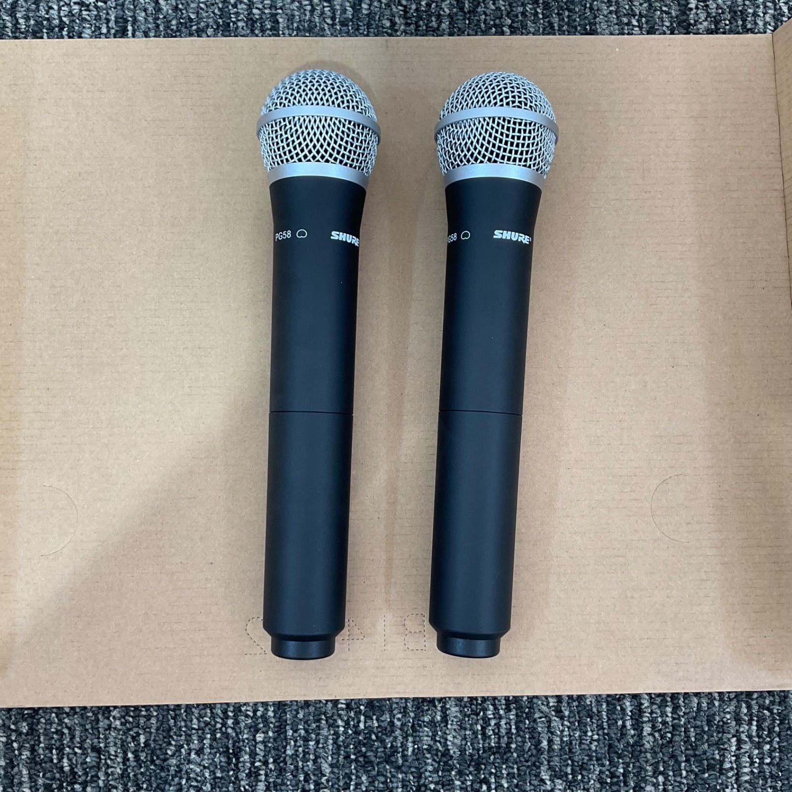 楽器・機材 SHURE ワイヤレスマイクセット PGX4 PG58 送信機 受信機