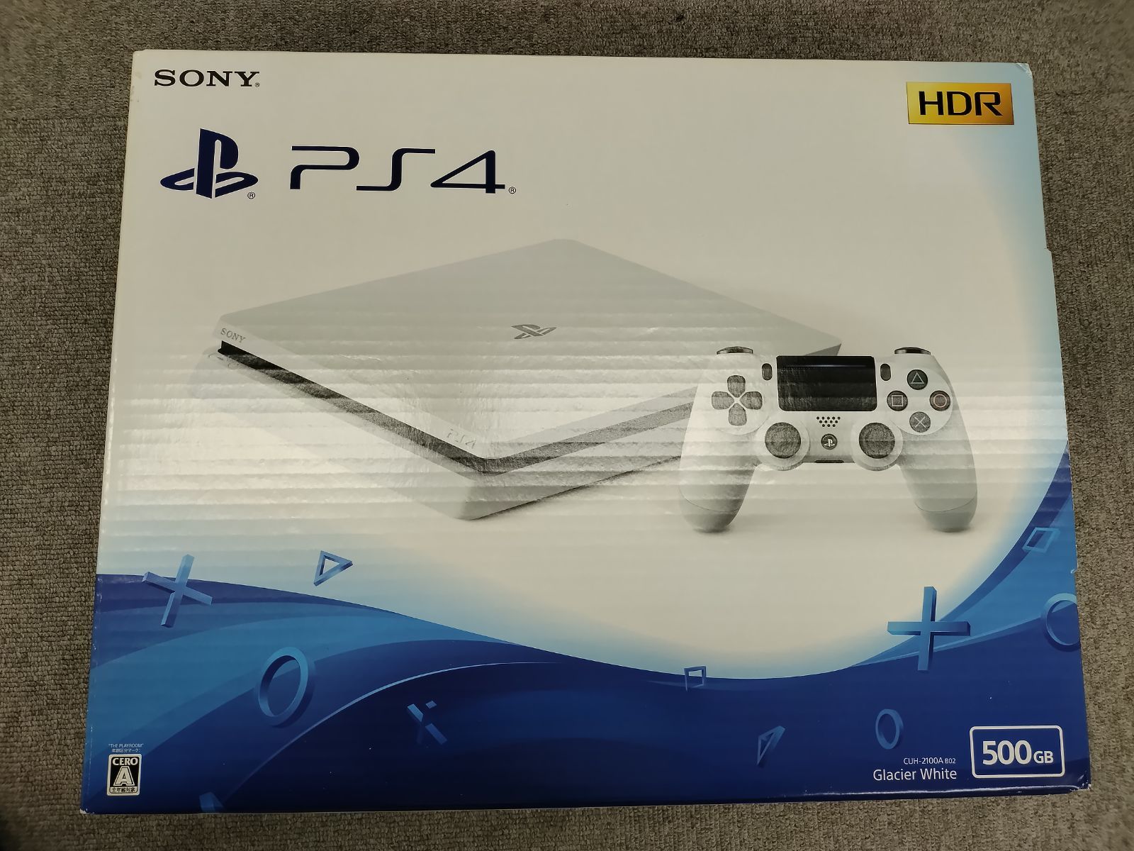 ジャンク本体】PlayStation4 CUH-2100A 500GB グレイシャーホワイト