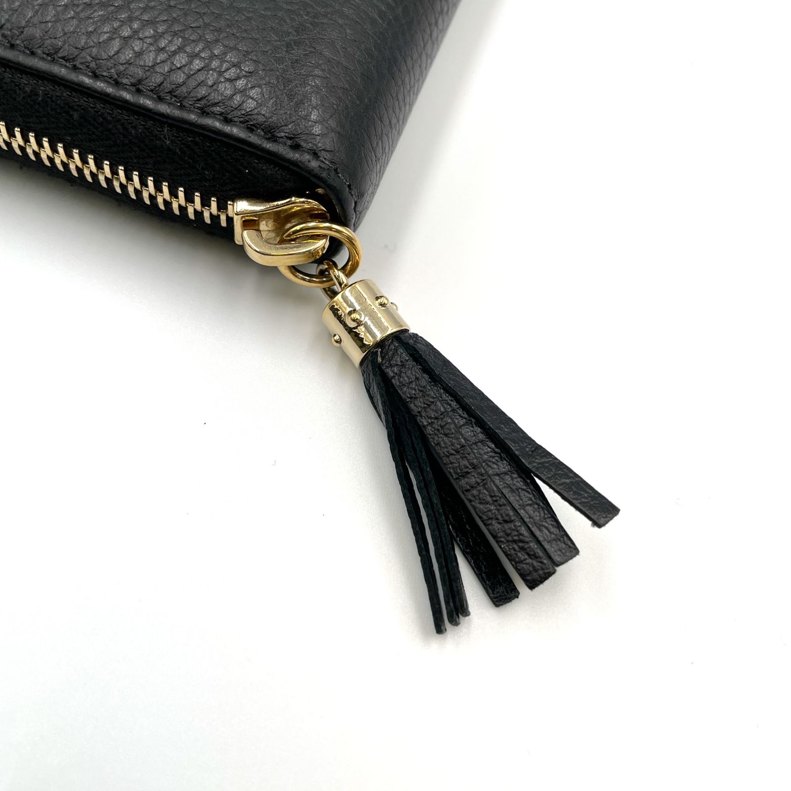GUCCI ソーホー インターロッキングG ラウンドファスナー レザー