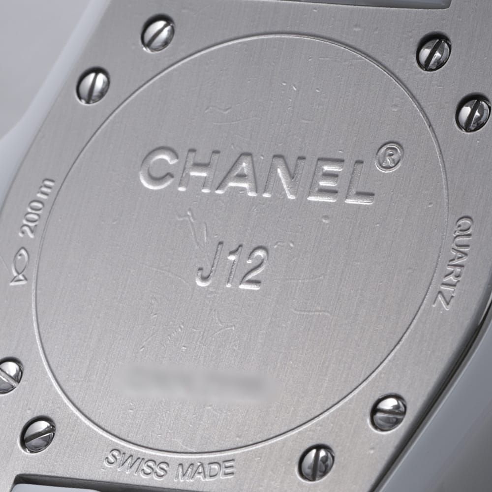 CHANEL シャネル/J12・白セラミック・12Pダイヤ/レディース/クオーツ/H1628/Z.G********/Aランク/92【中古】 中古)CHANEL シャネル J12 H1628 ホワイトセラミック レディース 33mm