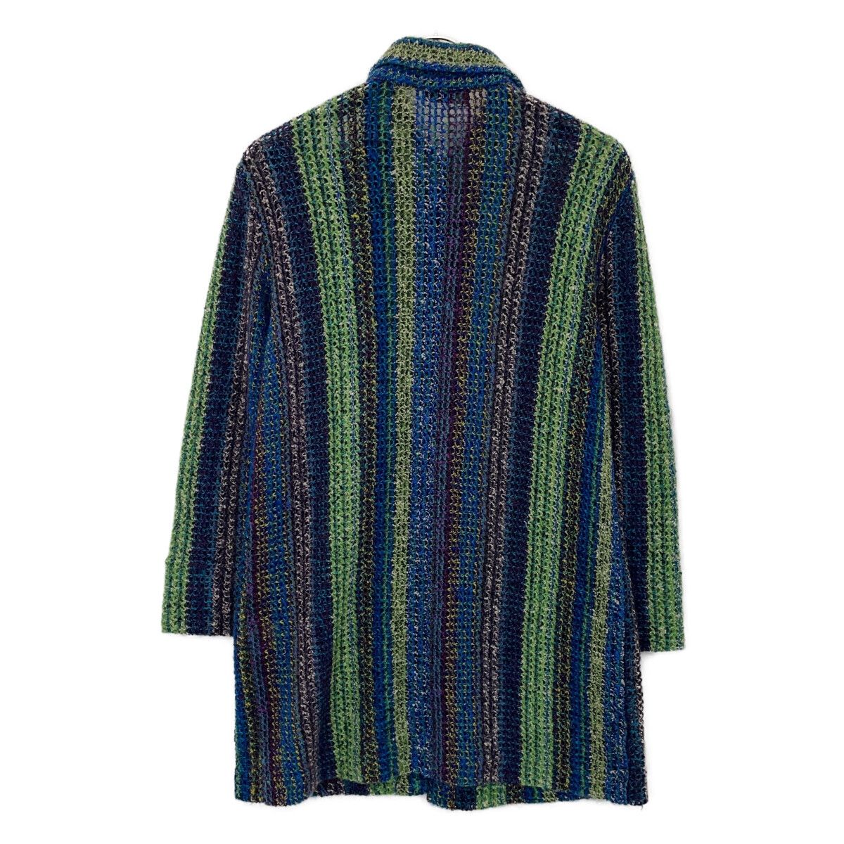 MISSONI ミッソーニ ｸﾞﾘｰﾝ系 ﾏﾙﾁｶﾗｰ ｳｰﾙ×ﾓﾍｱ ﾆｯﾄｼﾞｬｹｯﾄ 44 - メルカリ