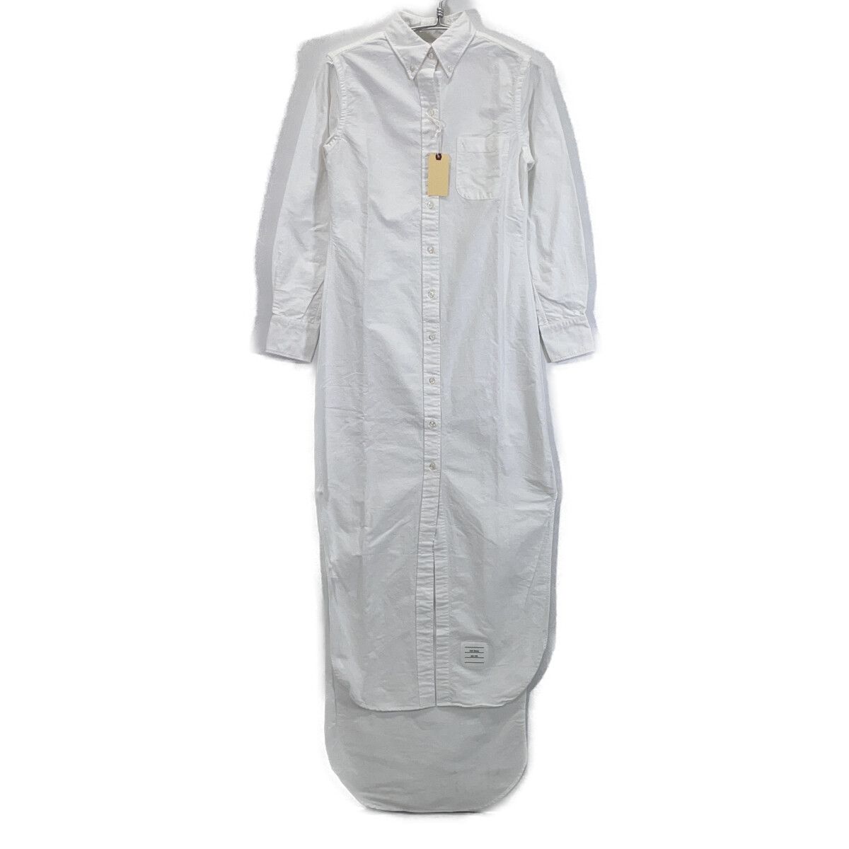 THOM BROWNE トムブラウン ホワイト コットン ドレスシャツワンピース 1 - メルカリ THOM BROWNE トムブラウン ホワイト コットン ドレスシャツワンピース 1 - メルカリ