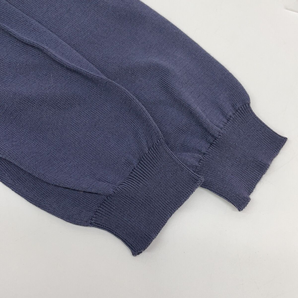 JIL SANDER ジルサンダー ﾈｲﾋﾞｰ MW754090WY240208 ｺｯﾄﾝ ﾆｯﾄｶｰﾃﾞｨｶﾞﾝ 34