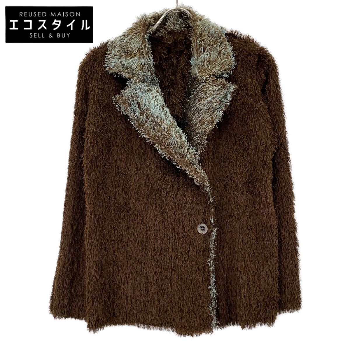 PLEATS PLEASE プリーツプリーズ PP33-JD769 ﾌﾞﾗｳﾝ ｼｬｷﾞｰ ﾌﾟﾘｰﾂ ｼﾞｬｹｯﾄ