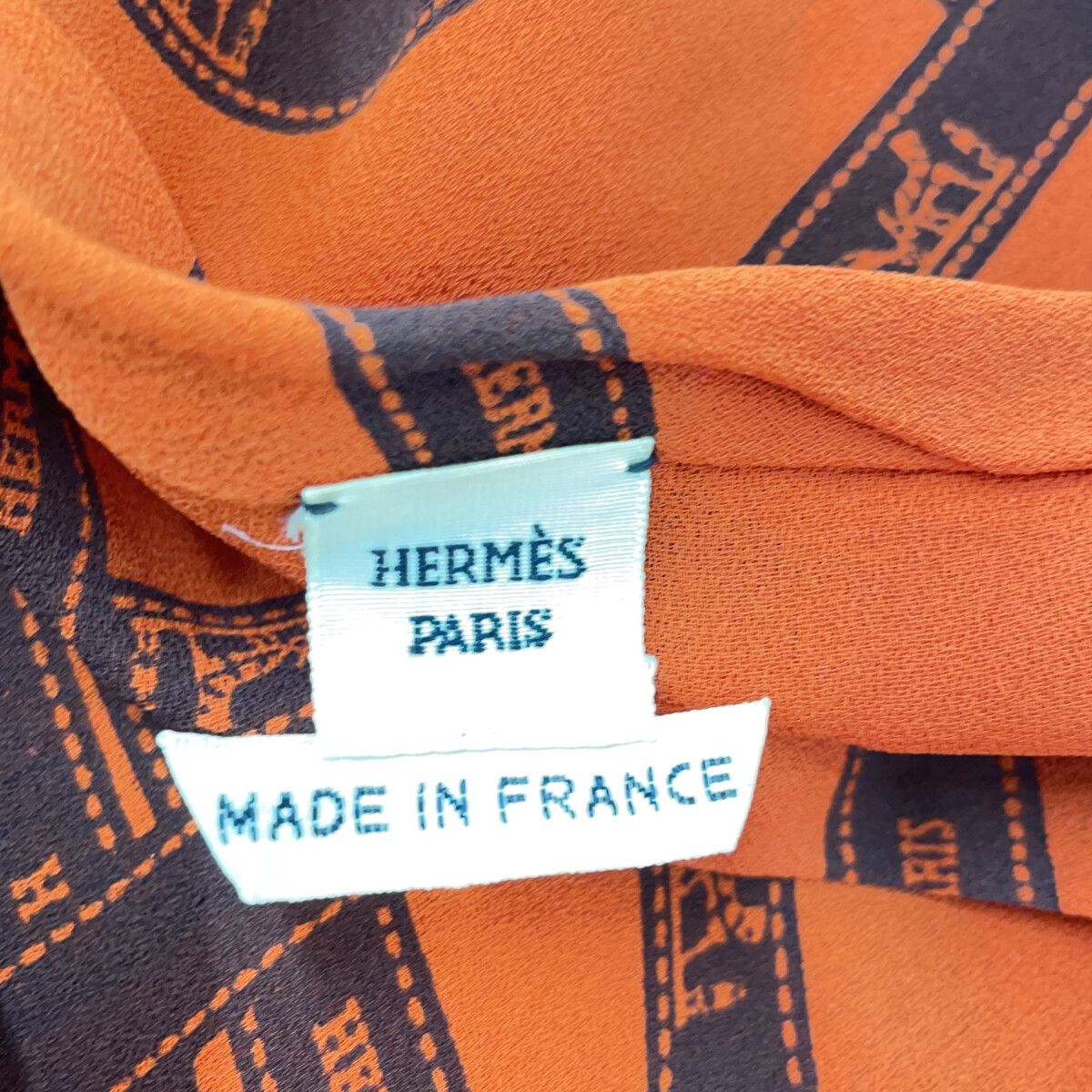 HERMES エルメス マルジェラ期 ボルデュックリボン シルク ボウタイ
