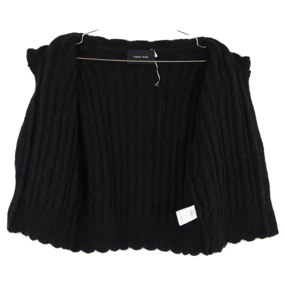 SIMONE ROCHA シモーネロシャ  【美品】37-02-45-02040 ビジュー ニット カーディガン S SIMONE ROCHA シモーネロシャ 【美品】37-02-45-02040 ビジュー ニット