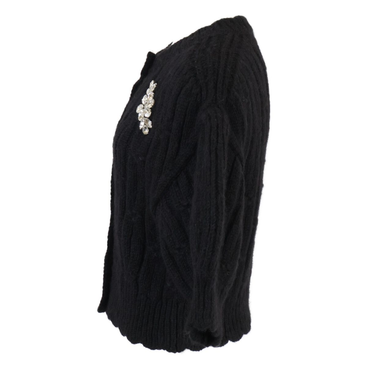 SIMONE ROCHA シモーネロシャ  【美品】37-02-45-02040 ビジュー ニット カーディガン S SIMONE ROCHA シモーネロシャ 【美品】37-02-45-02040 ビジュー ニット