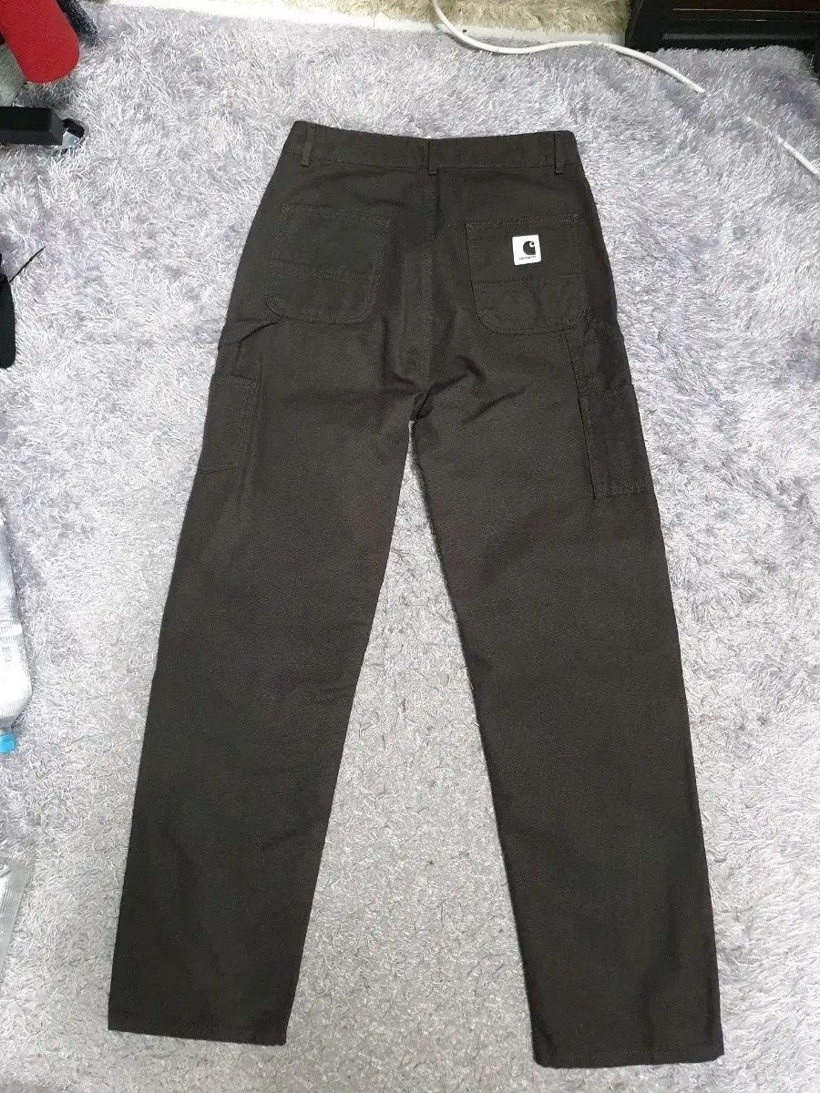 Carhartt カーハート ズボン ピアス カーペンター リラックスド ストレート ウォーク パンツ ブラウン 26