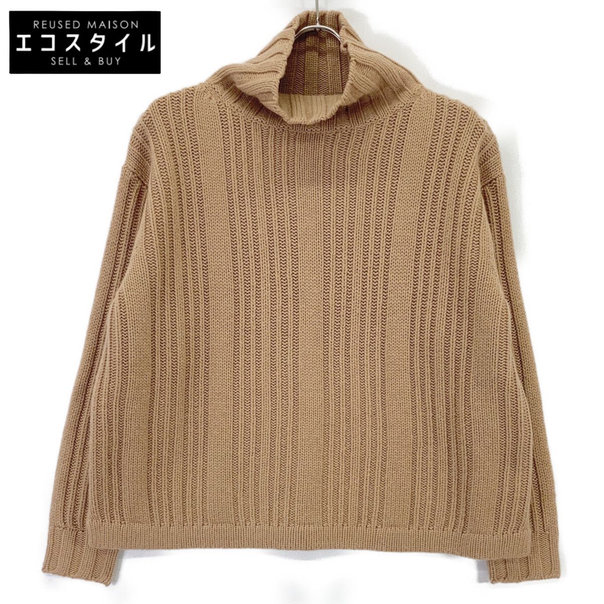 Max Mara マックスマーラ 2421366012 ｳﾞｨﾀﾙﾊﾞ ｳｰﾙｶｼﾐﾔ ﾁｬﾝｷｰﾆｯﾄ XS