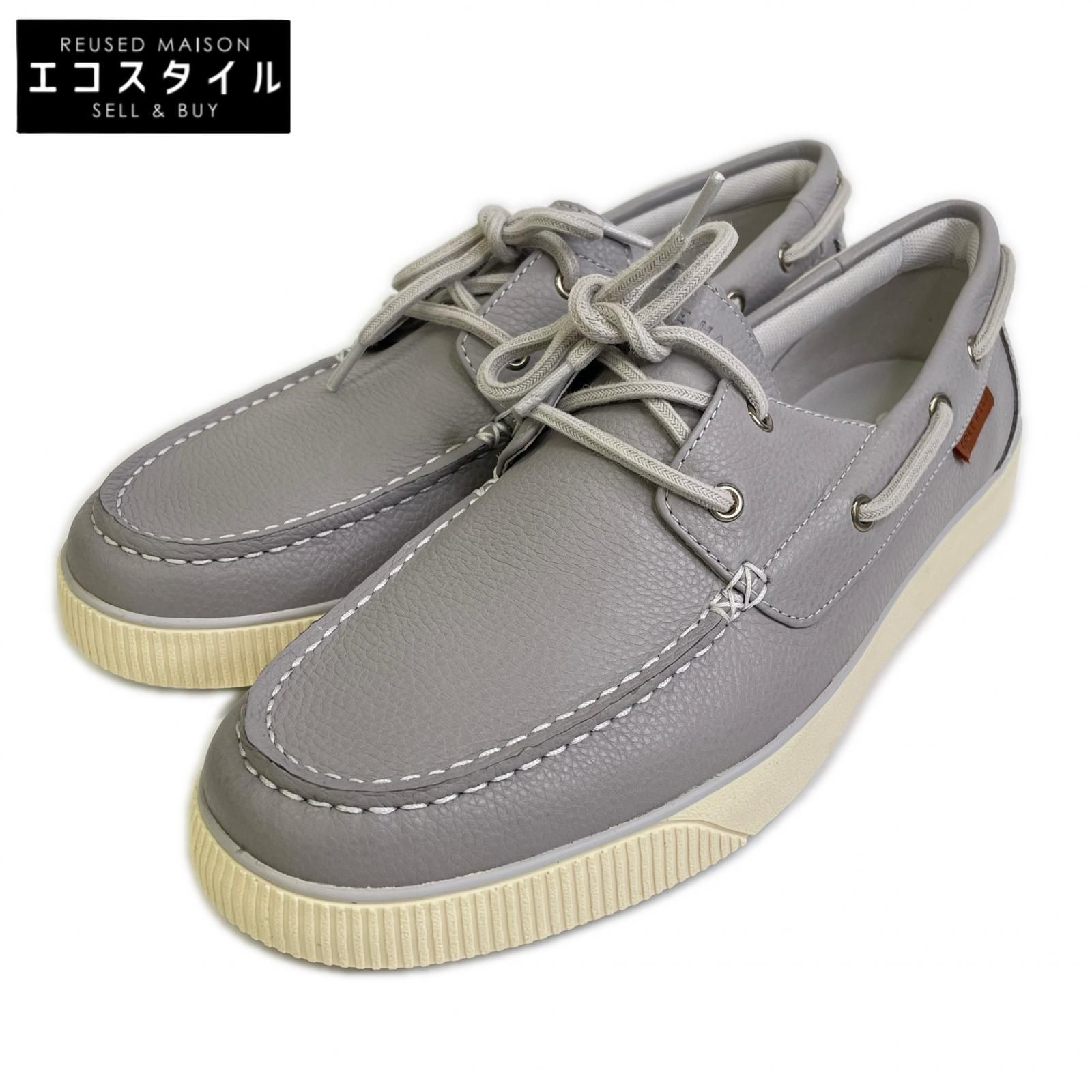 Cole Haan コールハーン ｸﾞﾚｰ ﾅﾝﾀｹｯﾄ2.0 ｵｰﾙﾚｻﾞｰ ﾍﾟﾆｰﾛｰﾌｧｰ 8 1/2