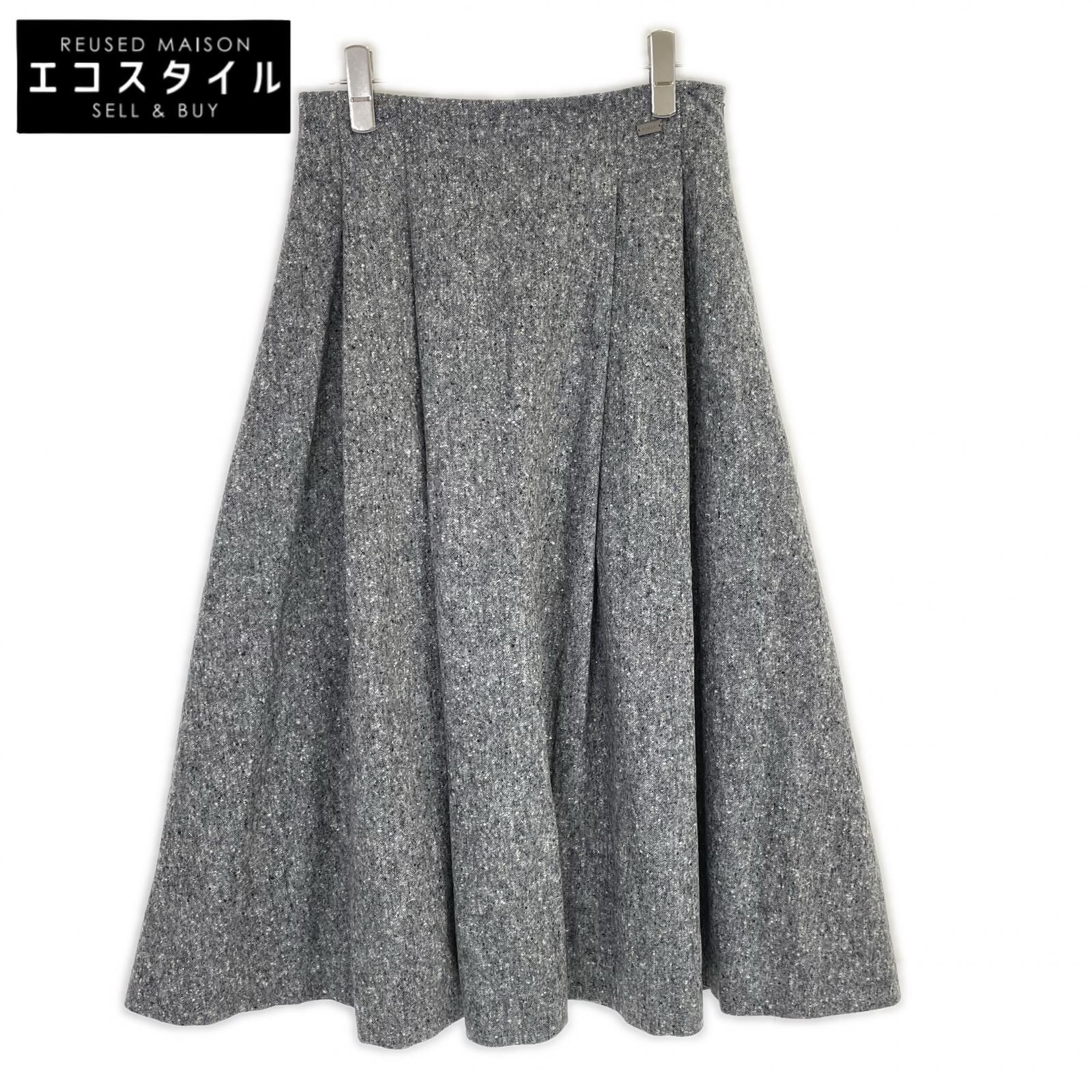 FOXEY フォクシー 25AW 45492 ﾐｯｸｽｸﾞﾚｰ Diane ﾀﾞｲｱﾝｽｶｰﾄ 40