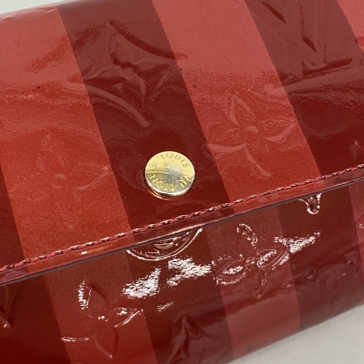 6ea0109-k】ルイヴィトン 長財布 ヴェルニ レイユール ポルトフォイユ
