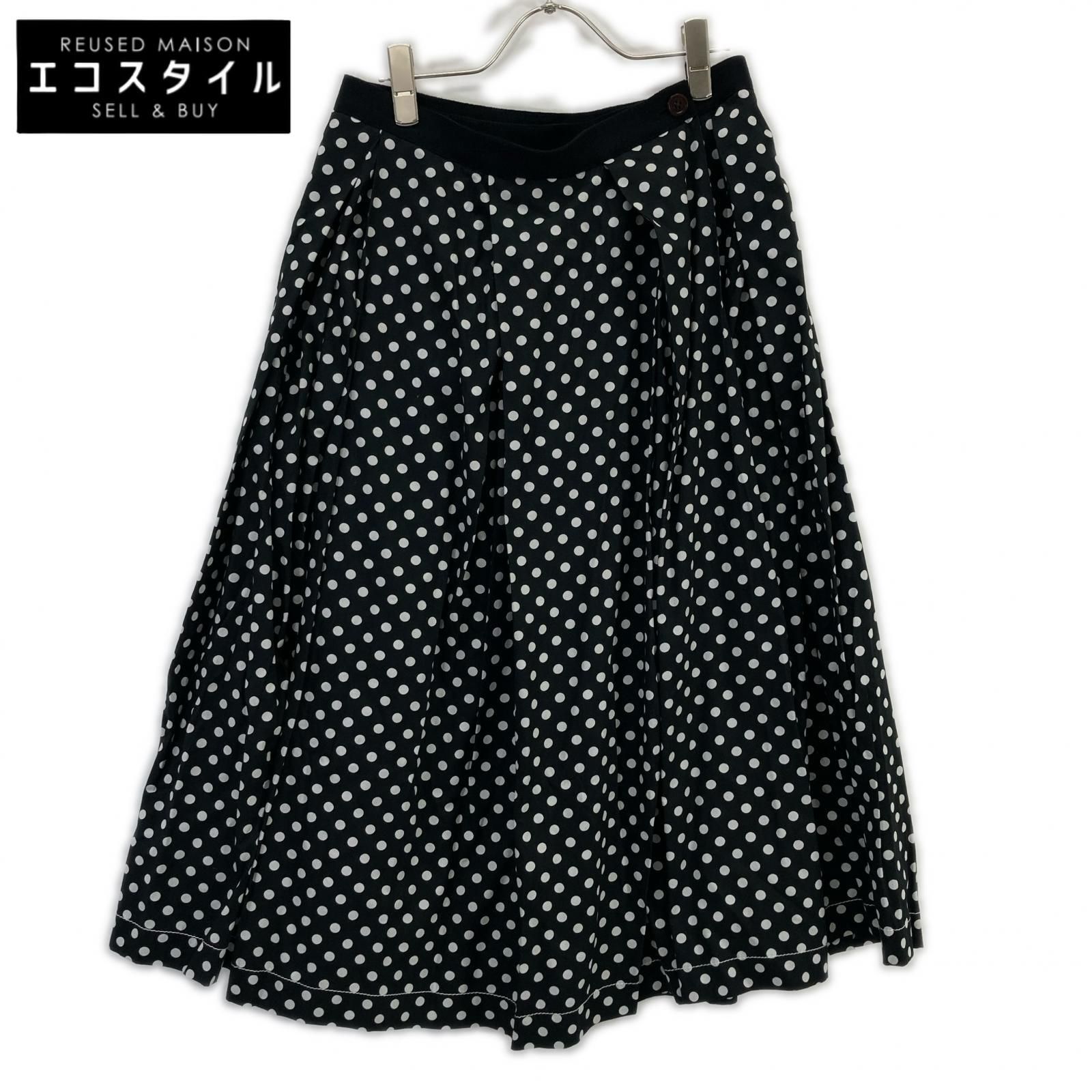 トリコ コムデギャルソン　ドット　花柄　シフォン　ラップ風　ロングスカート COMME des GARCONS（ドット ・ ロングスカート）のフリマアイテム一覧