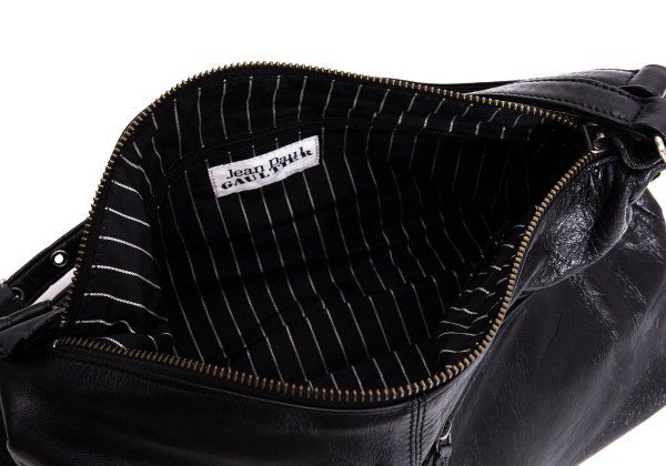 ジャンポールゴルチエJean Paul GAULTIER レザーダブルポケットミニ