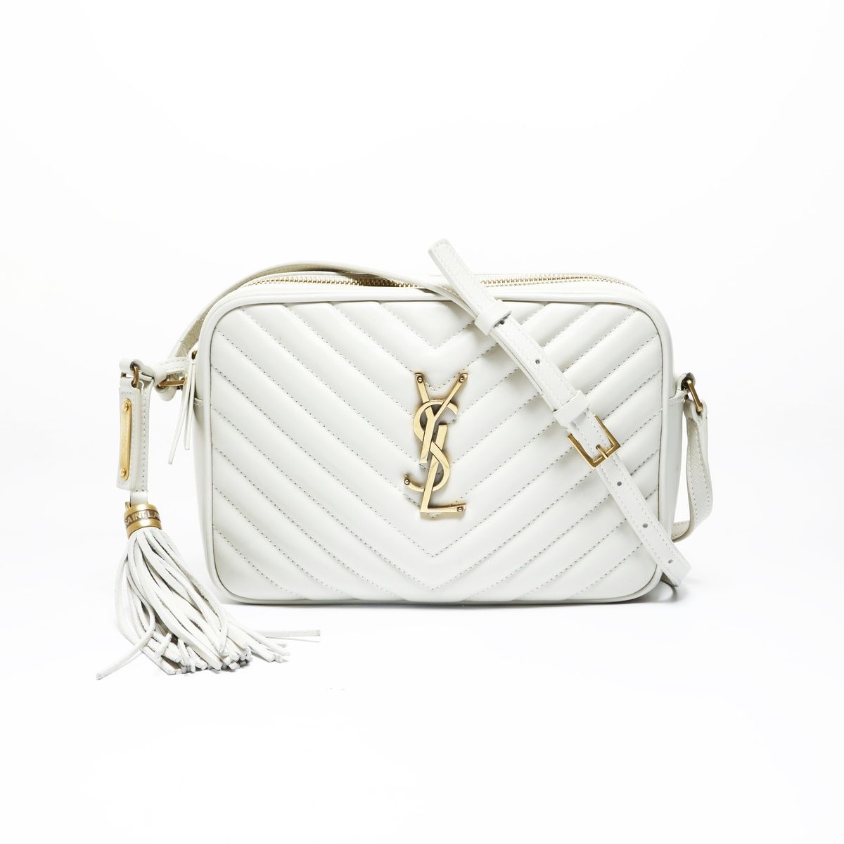 イヴ・サンローラン YSL YSL ルー タッセル カメラバッグ ショルダーバッグ【中古】 YVES SAINT LAURENT イヴ・サンローラン ショルダーバッグ YSL ルー