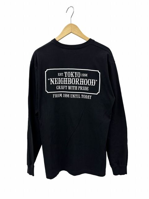 ネイバーフッド NEIGHBORHOOD 19SS BAR & SHIELD / C-TEE. LS ロゴ