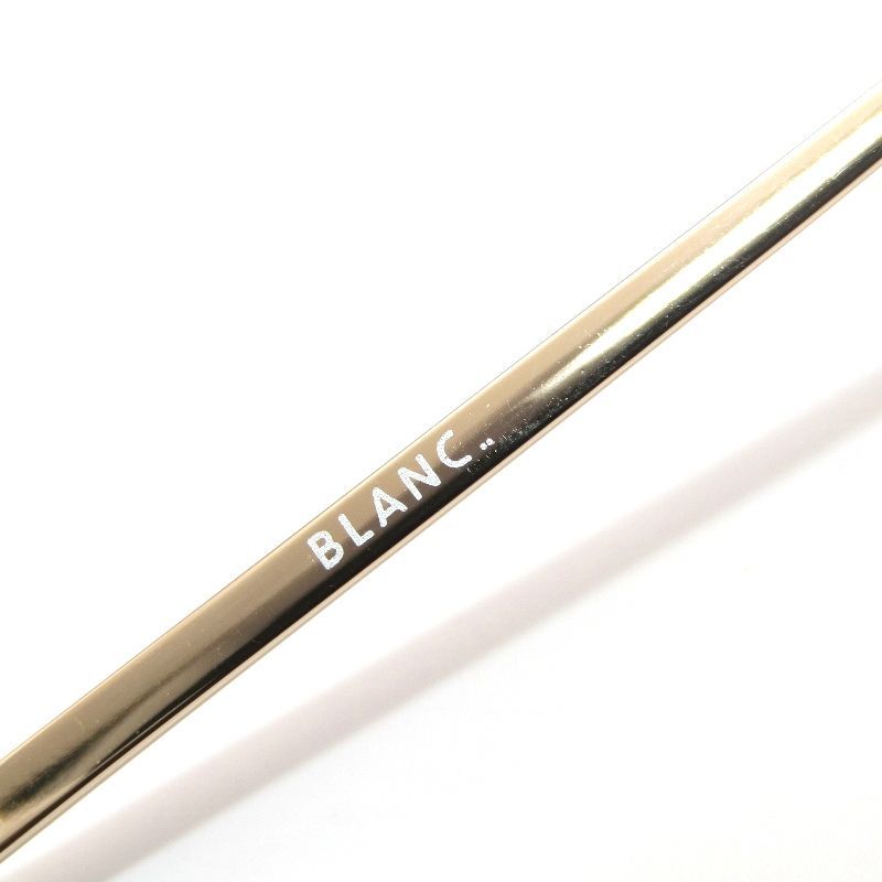 未使用 BLANC.. ブラン メガネフレーム BM005 日本製 ボストン コンビ TAUPE トープ/ゴールド 61005400 未使用 BLANC.. ブラン メガネフレーム BM005 日本製 ボストン コンビ