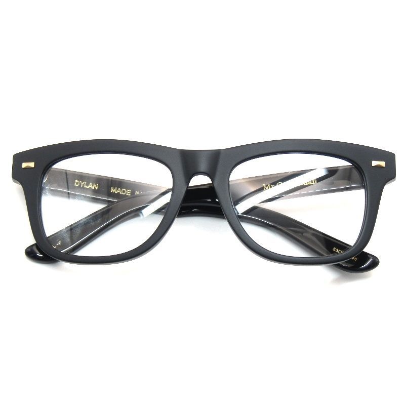 未使用 Mr.Gentleman EYEWEAR ミスタージェントルマン メガネフレーム DYLAN 日本製 ディラン ウェリントン F Matte Black 61005409 未使用 Mr.Gentleman EYEWEAR ミスタージェントルマン メガネフレーム