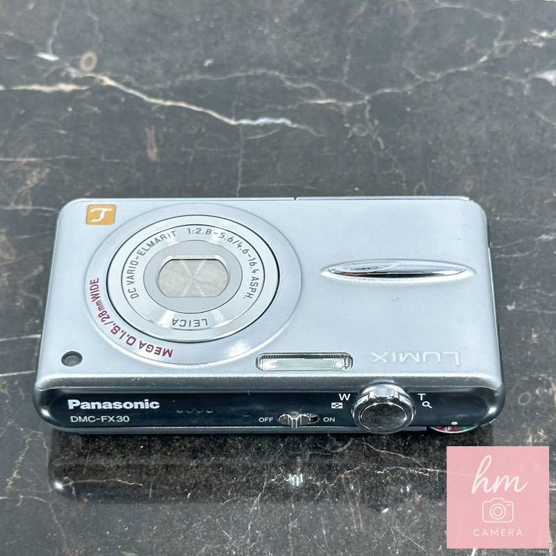 美品】Panasonic LUMIX DMC-FX30 シルバー 720万画素 光学3.6倍ズーム
