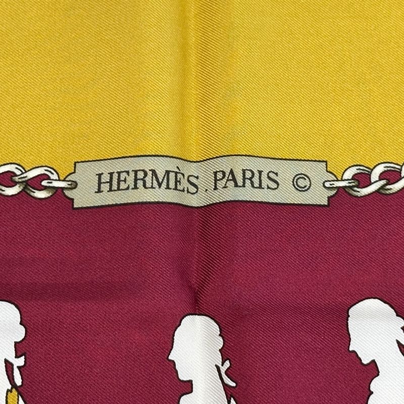 エルメス HERMES スカーフ カレ90 MANEGE マネージュ 乗馬学校