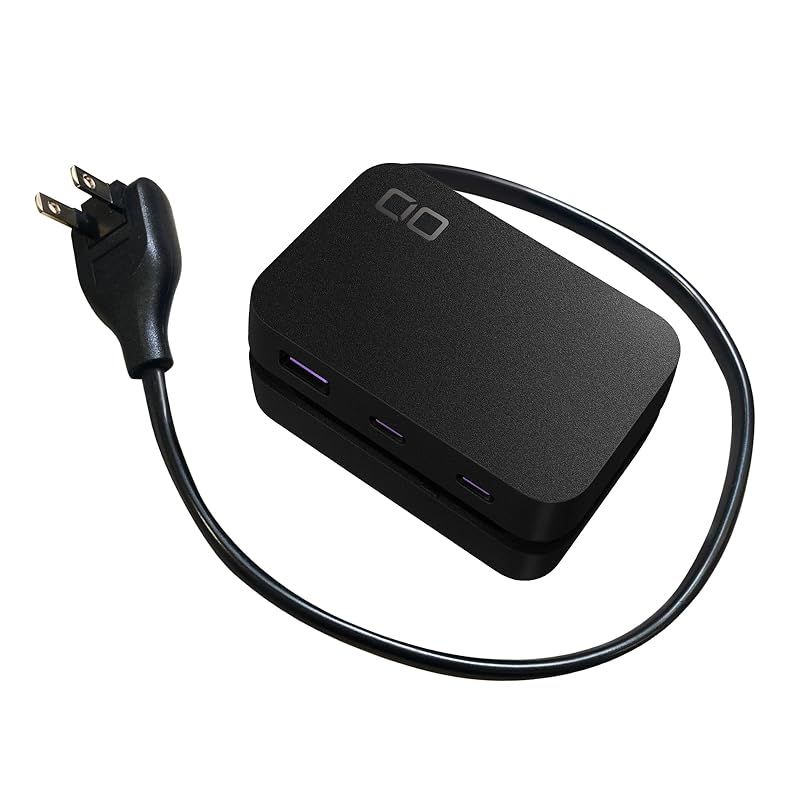 【新品】 CIO 電源タップ USB付 Polaris CUBE Built in CABLE 卓上 旅行 持ち運び 延長コード 0.5m 収納リール付 合計5口 Type-C Type-A AC差込口 小型 急速充電 iPhone 17 / 16 / 1 0