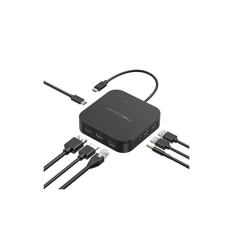 【新品】 Belkin CONNECT Thunderbolt 3 Dock Core 7 in 1ドッキングステーション Macbook Pro / Macbook Air / iPad Pro / iMac / Windows 10対応 4Kデュアルデ 0