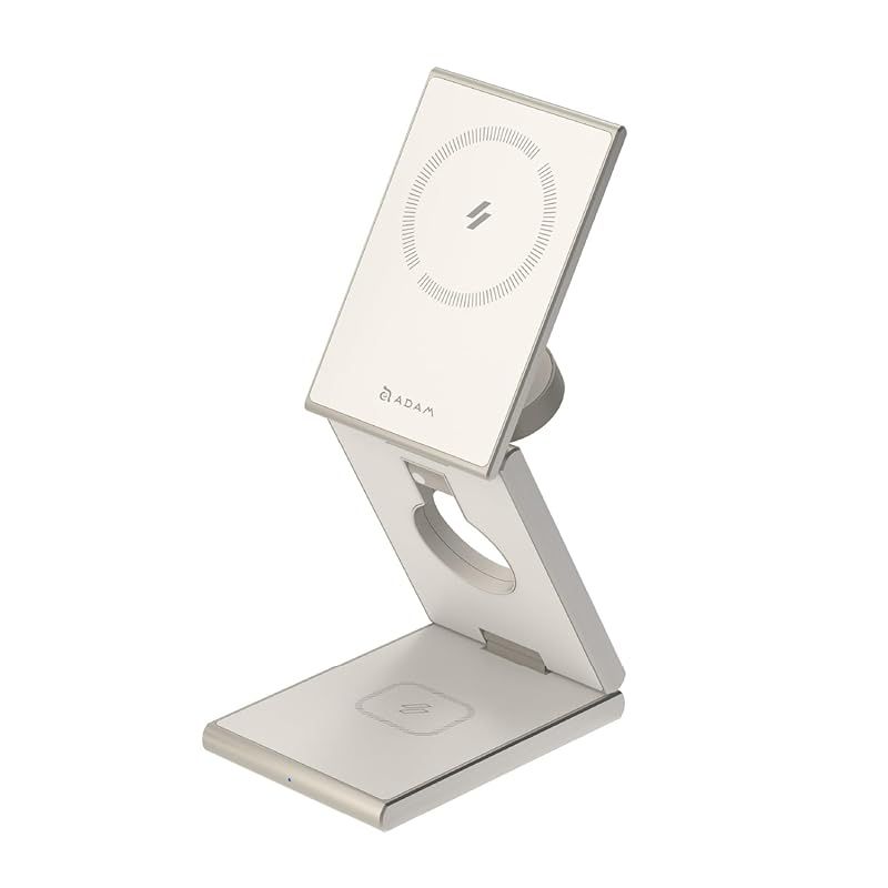 【新品】 ADAM elements Mag Z Titanium Magnetic 3-in-1 折りたたみ式トラベル充電ステーション 1