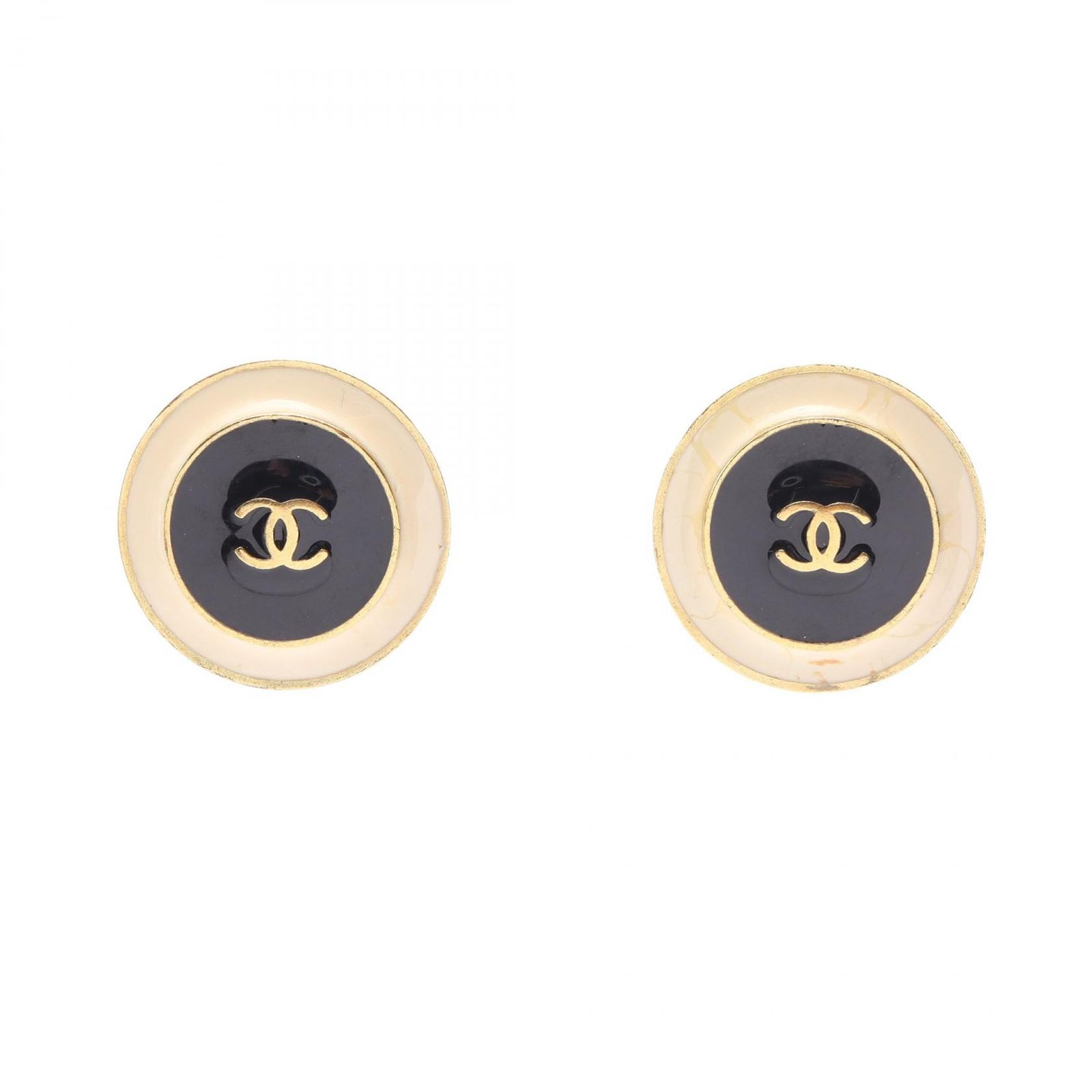 シャネル CHANEL イヤリング ココマーク サークル 95P GP（ゴールドメッキ） イヤリング レディース Used B
