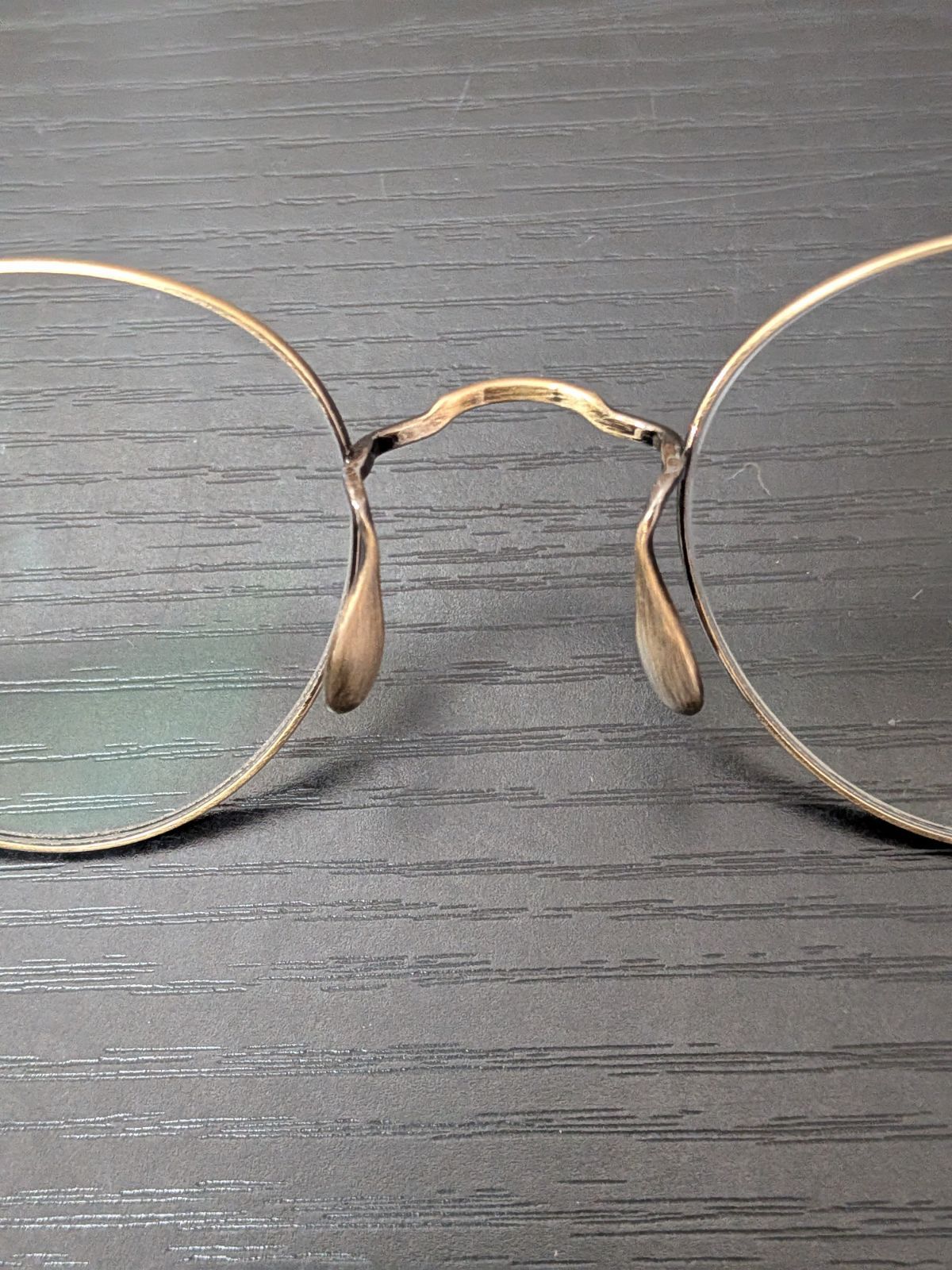 アヤメ 眼鏡 サングラス MANRAY マンレイ 46口21 チタン ゴールド 名作】ayame アヤメ MANRAY マンレイ アンティークゴールド 46□21