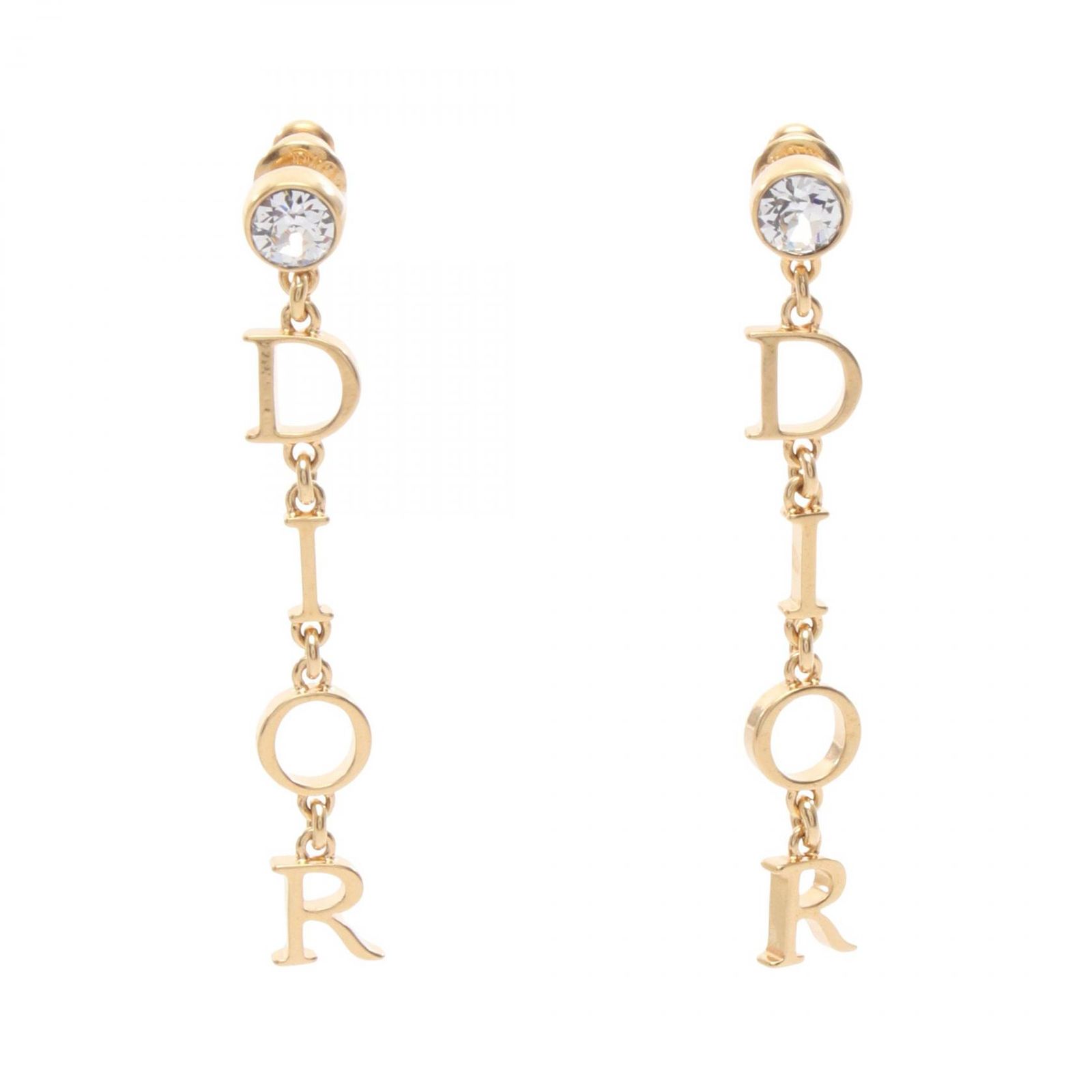 ディオール Dior ピアス ロゴ E4038WOMCY319 ゴールド GP（ゴールドメッキ） ピアス レディース 新品