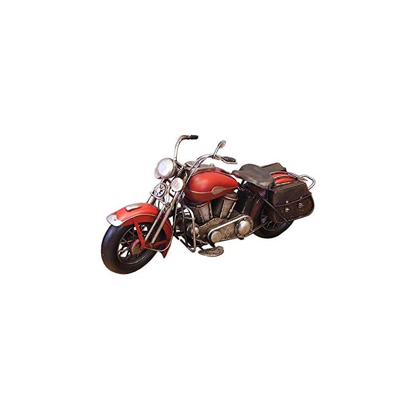 【新品】 ブリキオブジェ ヴィンテージバイク 「オールドバイク」 高さ24×長さ40×奥行き13cm 0910E-1488 インテリア バイク レトロ インテリア アメリカン雑貨