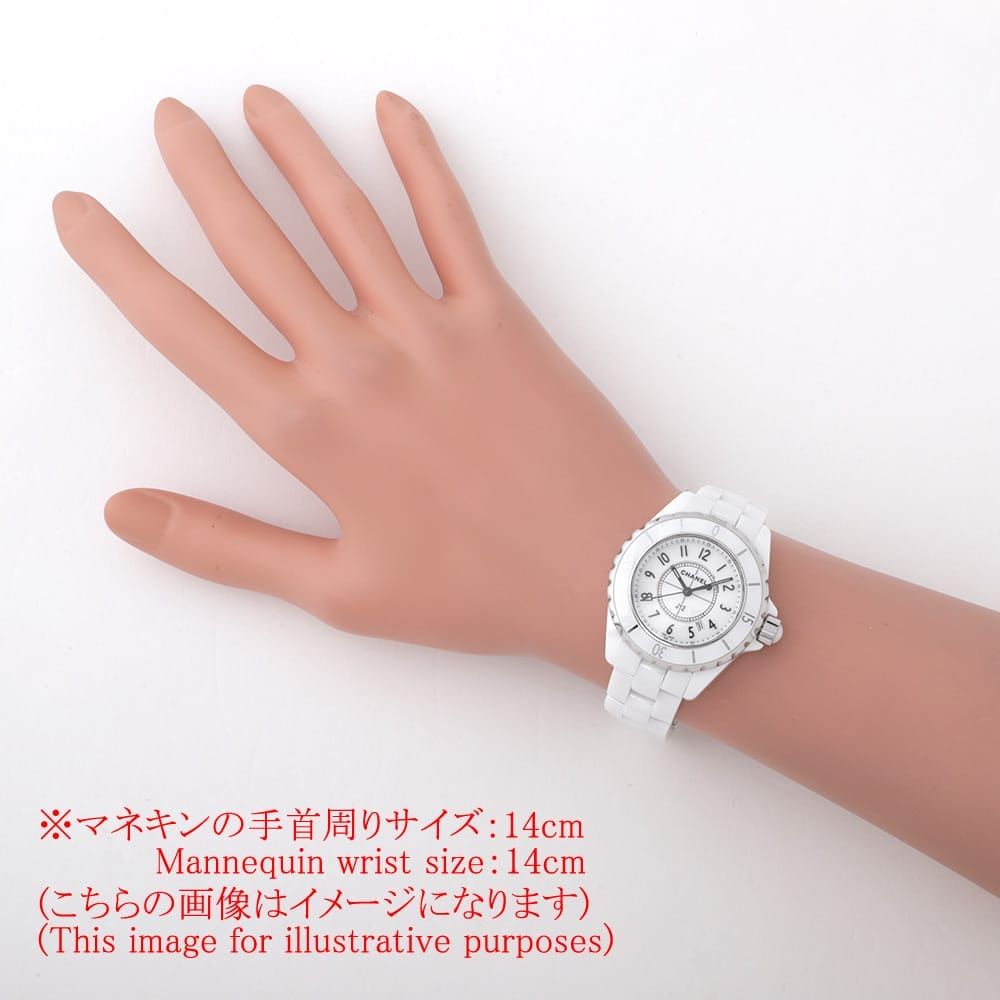 シャネル CHANEL J12 レディース クォーツ 腕時計 セラミック ホワイト文字盤 H0968 中古 新入荷 CH0726 CHANEL - シャネル CHANEL J12 レディース クォーツ 腕時計 セラミック