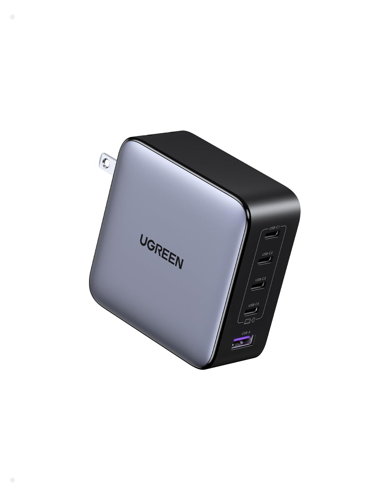 UGREEN Nexode 充電器 100W 5ポート搭載 iphone17対応 タイプC 急速充電器 USB-C×4&USB-A×1 PD3.0GaNInfinity 窒化ガリウム PPS規格対応 折り畳み式 軽量 iPhoneシリーズ Andro ...