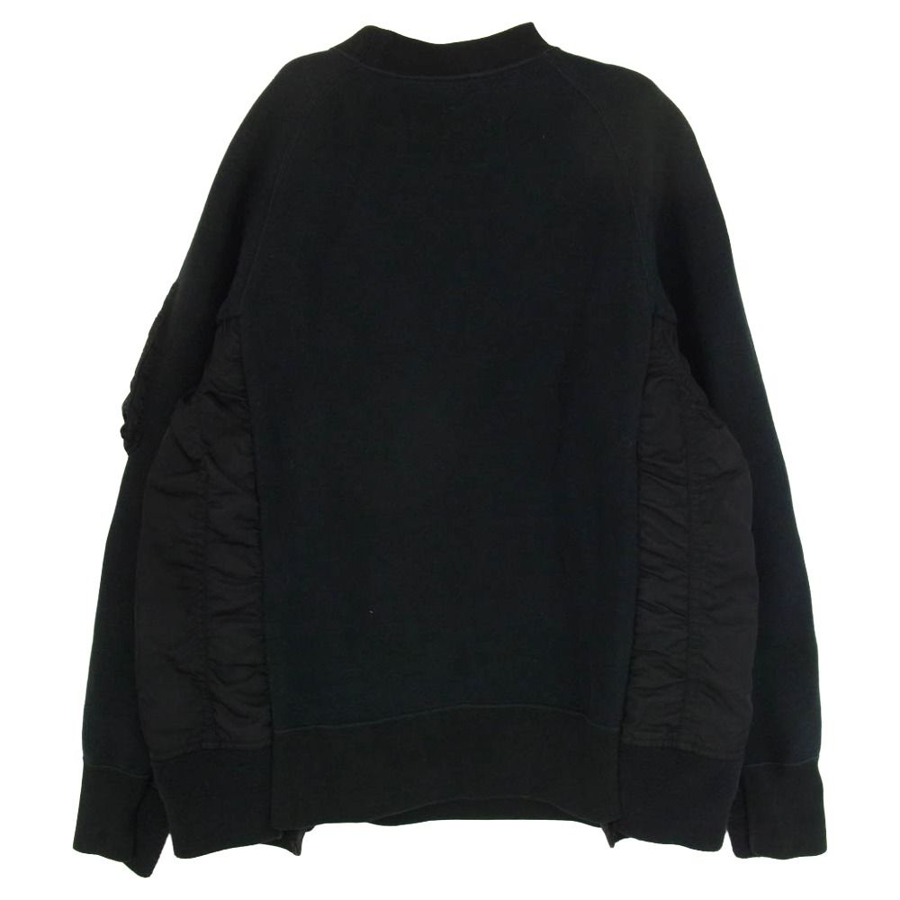 sacaiサカイ｜SCM-032｜サイズ1 Sacai サカイ SCM-032 Sponge Sweat MA-1 Pullover 異素材ドッキング