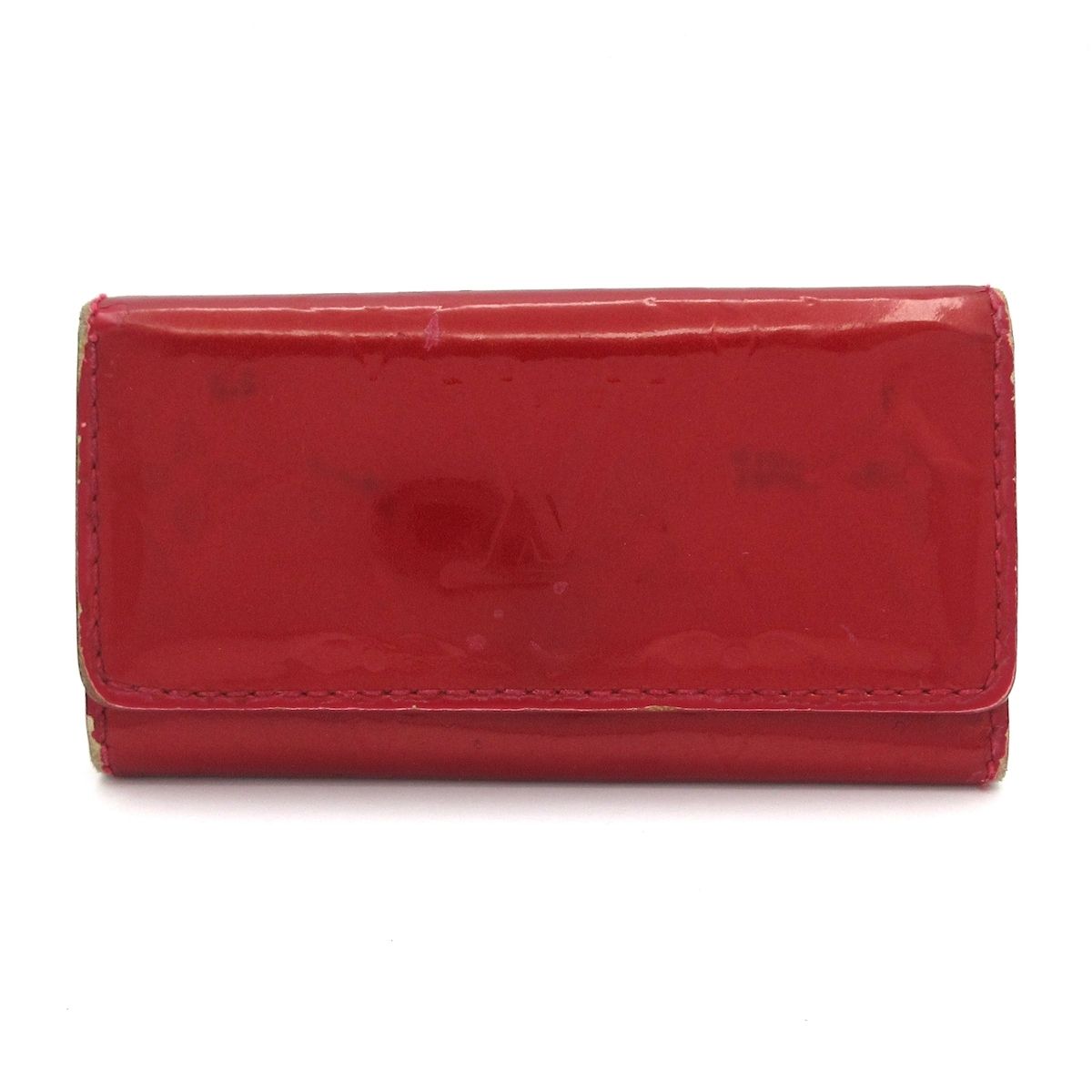 LOUIS VUITTON(ルイヴィトン) キーケース モノグラムヴェルニ ミュルティクレ4 M91542 ルージュフォーヴィスト レザー