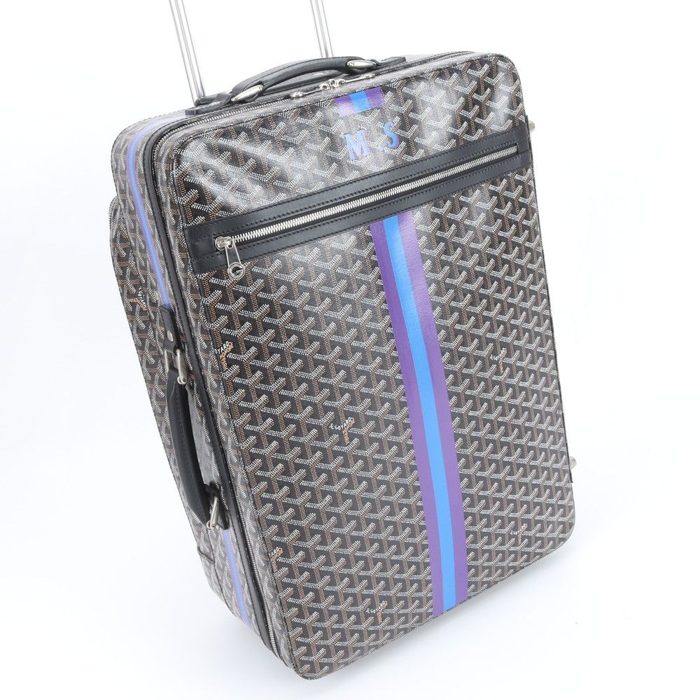 美品 ゴヤール トロリー レザー スーツケース キャリーケース バッグ 出張 旅行 トランク ブランド メンズ RWM DY42-1【中古】 108,900円