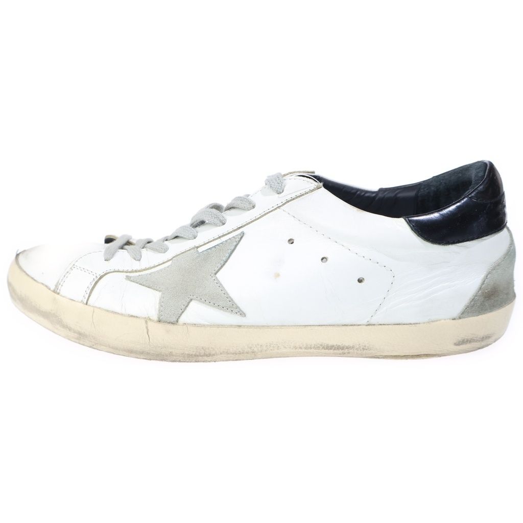 GOLDEN GOOSE DELUXE BRAND (ゴールデングースデラックスブランド) スーパースター ロートップスニーカー ダメージ加工 ローカットシューズ ホワイト